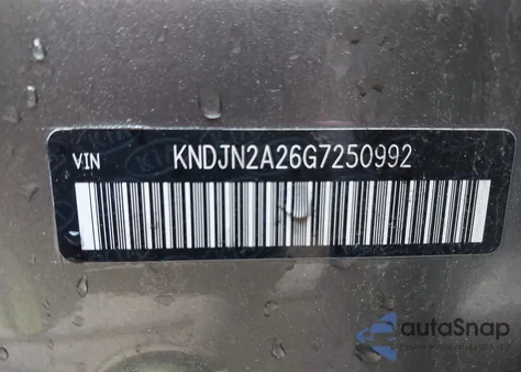 2016 Kia Soul z USA, uszkodzony, nr VIN KNDJN2A26G7250992